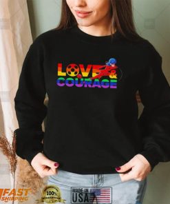 LGBT Rainbow Loves and Courage Miraculous Ladybug art shirt