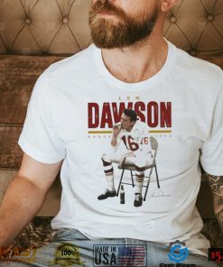 Len Dawson Kansas City Chiefs smoking signature shirt