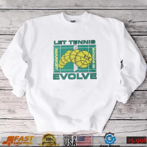 Let Tennis Evolve Shirt Long Sleeve, Ladies Tee