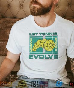 Let Tennis Evolve Shirt Long Sleeve, Ladies Tee