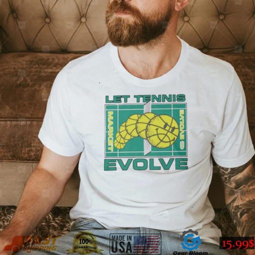 Let Tennis Evolve Shirt Long Sleeve, Ladies Tee