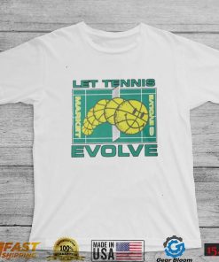 Let Tennis Evolve Shirt Long Sleeve, Ladies Tee