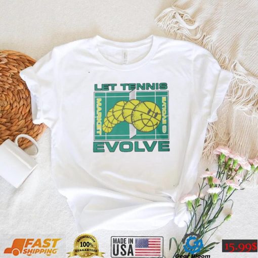 Let Tennis Evolve Shirt Long Sleeve, Ladies Tee