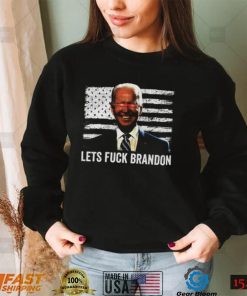 Lets Fuck Brandon Us Flag Essential T Shirt