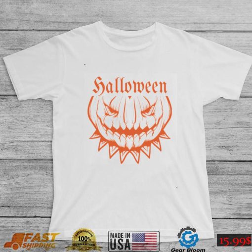 Line Art Pumpkin Halloween Trick Or Treat Unisex T Shirt