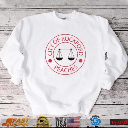 Logo Vintage Baseball Rockford Peaches Unisex Sweatshirt