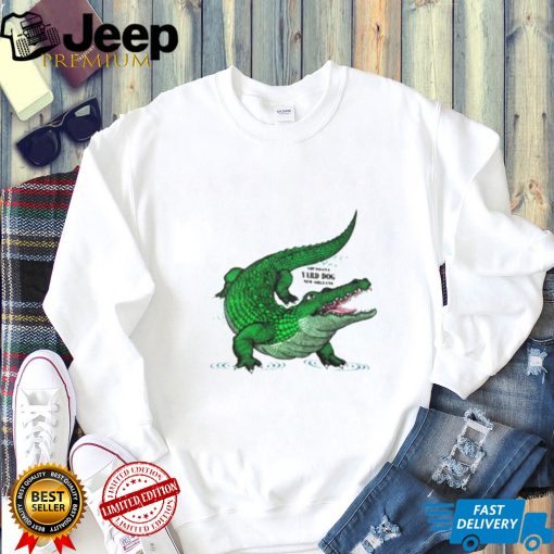 Louisiana yard dog alligator shirt