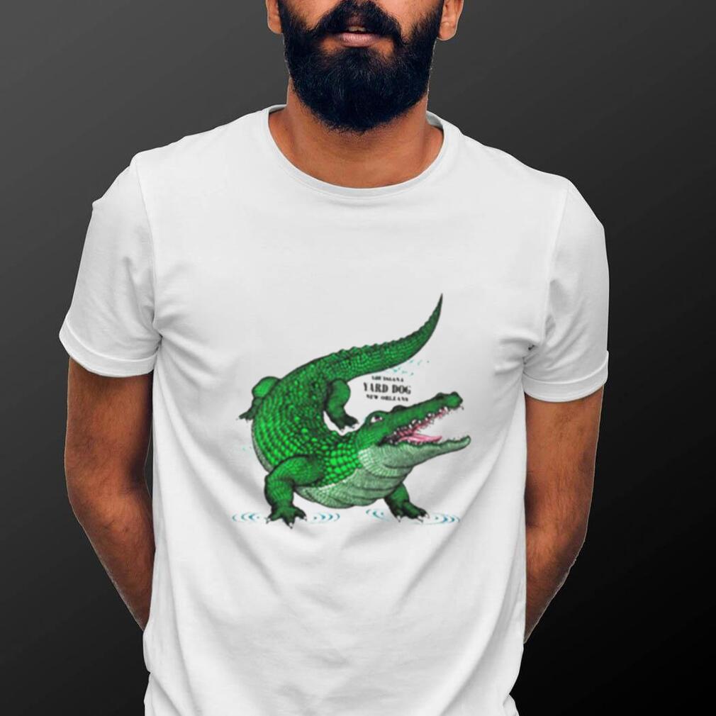 Louisiana yard dog alligator shirt