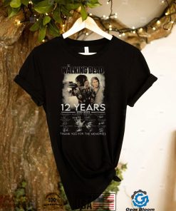 12 Years The Walking Dead Signatures Thank You The Memories Unisex Sweatshirt