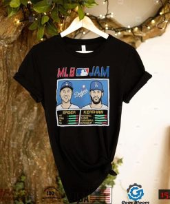 MLB Jam Los Angeles Dodgers Clayton Kershaw & Corey Seager Shirt