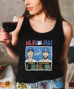 MLB Jam Los Angeles Dodgers Clayton Kershaw & Corey Seager Shirt