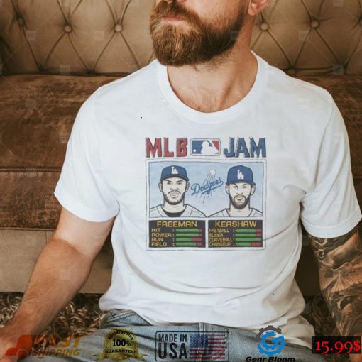 MLB Jam Los Angeles Dodgers Freddie Freeman & Clayton Kershaw Shirt