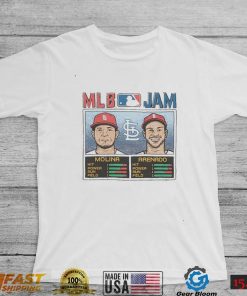 MLB Jam St. Louis Cardinals Yadier Molina & Nolan Arenado Shirt