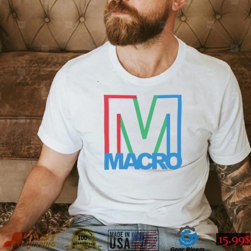 Macrodosing colorful retro logo shirt