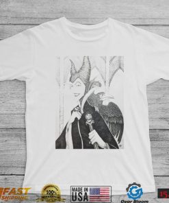 Maleficent Pen And Ink Disneyland Halloween Shirt Hoodie, Long Sleeve, Tank Top