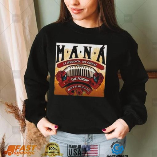 Mana La Residencia 2022 Concert Tour Merch T Shirt