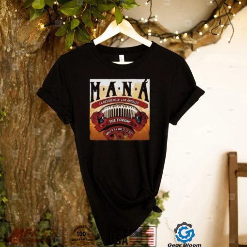 Mana La Residencia 2022 Concert Tour Merch T Shirt