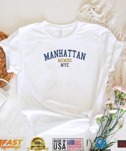 Manhattan NYC Varsity MCMXC logo shirt