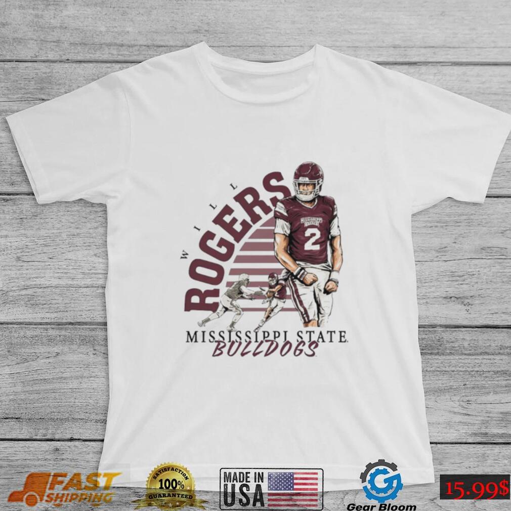 Men’s Mississippi State Bulldogs Will Rogers Throwback shirt