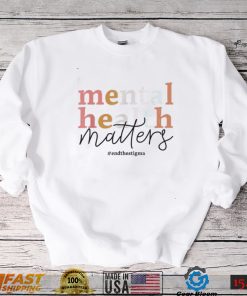 Mental Health Matters Awareness Retro Psychologist Shirt