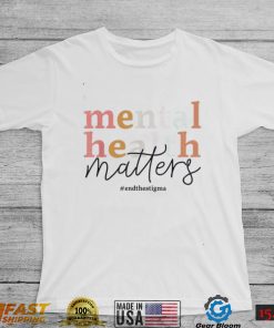 Mental Health Matters Awareness Retro Psychologist Shirt