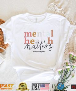 Mental Health Matters Awareness Retro Psychologist Shirt