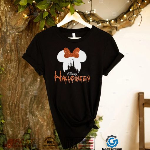 Mickey Halloween T Shirt Scary Big Bow