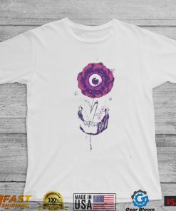 Mind Blooming skull and flower shirt