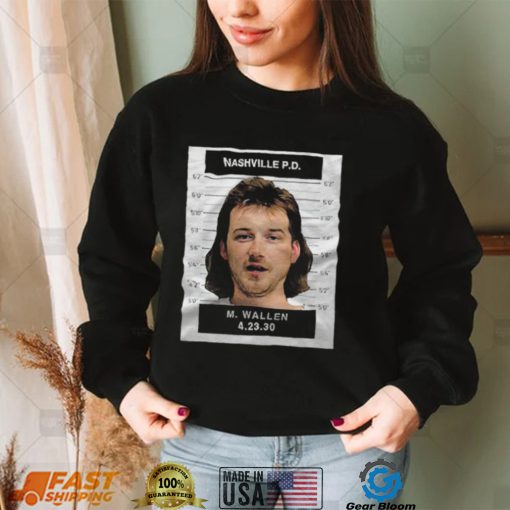 Morgan Wallen Mugshot shirt