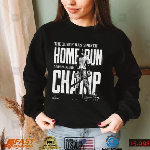 Home Run Champ Aaron Judge New York Yankees Shirt