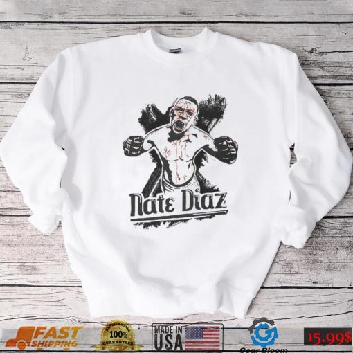 Nate Diaz T Shirt Ufc Champion Retro Graphic