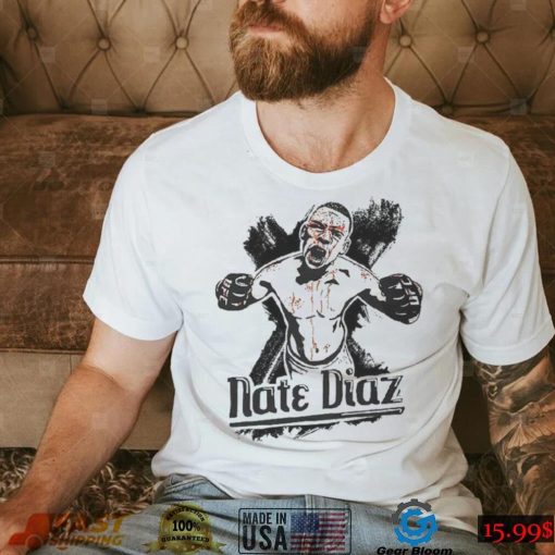 Nate Diaz T Shirt Ufc Champion Retro Graphic