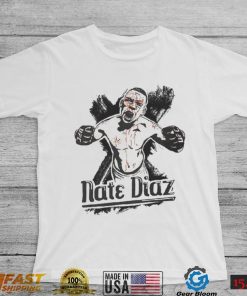 Nate Diaz T Shirt Ufc Champion Retro Graphic