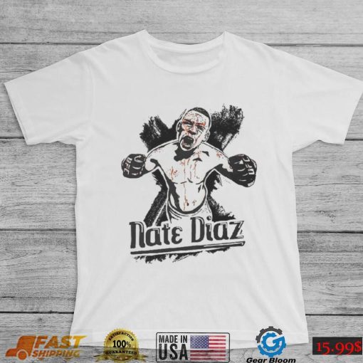 Nate Diaz T Shirt Ufc Champion Retro Graphic