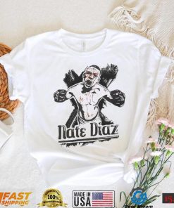 Nate Diaz T Shirt Ufc Champion Retro Graphic