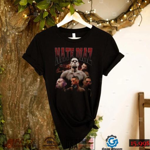 Nate Diaz T shirt Fighter Tim T Shirt Jiu Jitsu 90s Retro