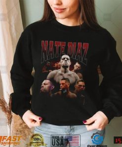 Nate Diaz T shirt Fighter Tim T Shirt Jiu Jitsu 90s Retro