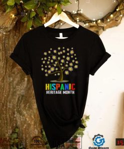 National Hispanic Heritage Month Shirt Hand Flag Tree Root Latino