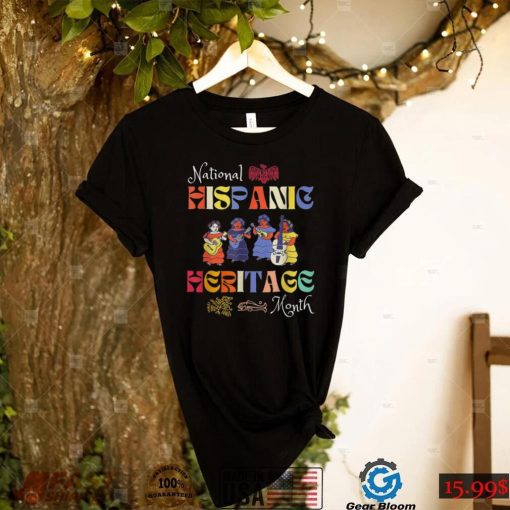 National Hispanic Heritage Month Shirt Hispanic Dancers & Signs