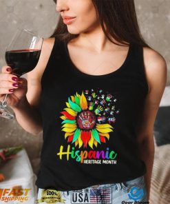 National Hispanic Heritage Month Sunflower All Countries Shirt