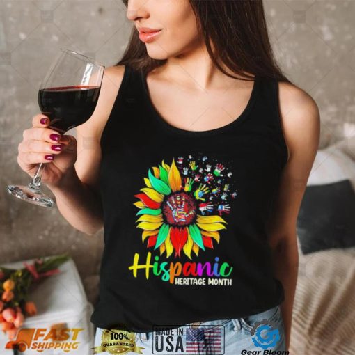 National Hispanic Heritage Month Sunflower All Countries Shirt