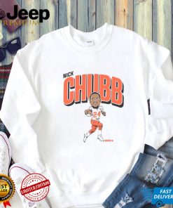 Nick Chubb Caricature Shirt, Cleveland