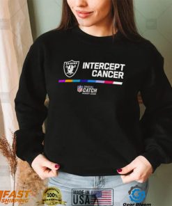 Nike Las Vegas Raiders NFL Crucial Catch Intercept Cancer Performance 2022 shirt