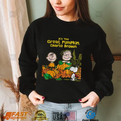 Its The Great Pumpkin Charlie Brown The Peanuts Movie Charlie Brown Halloween Shirt