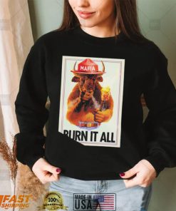 Official buffalo Bills Mafia burn it all graphic shirt