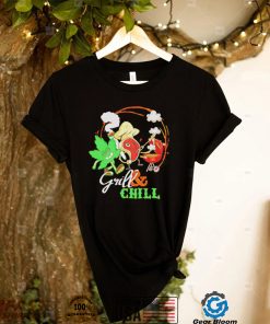 Official smoking meats weed grill and chill funny shirt