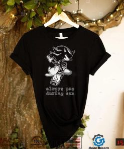 Official sonic always pee during sex nice art shirt