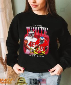 Official tampa Bay Buccaneers Devin White get live signature shirt