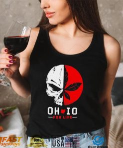 Ohio half skull and leaf for life shirt