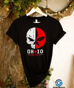 Ohio half skull and leaf for life shirt